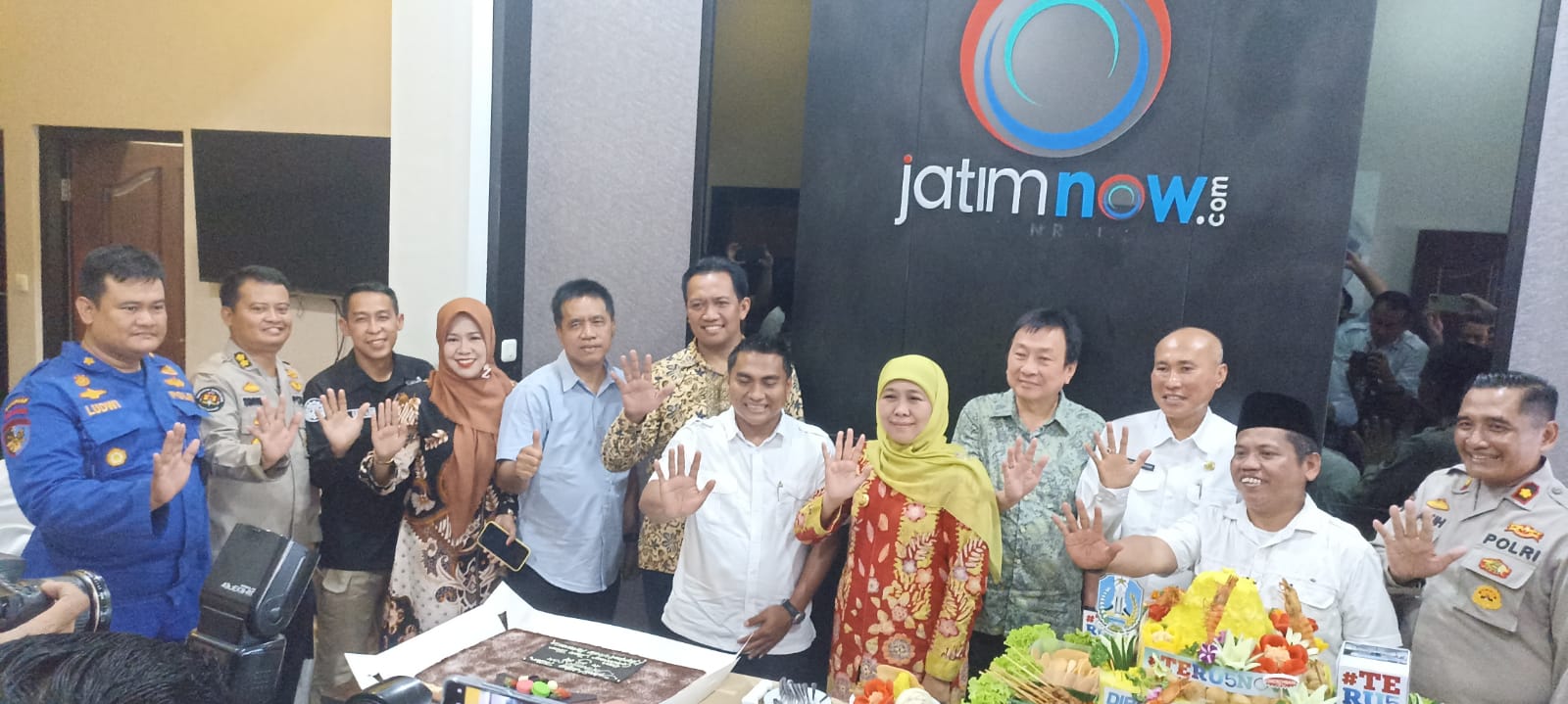 HUT Ke- 5 Tahun Media Jatimnow.Com, Kapolresta Mojokerto : Bersinergi Dalam Publikasi