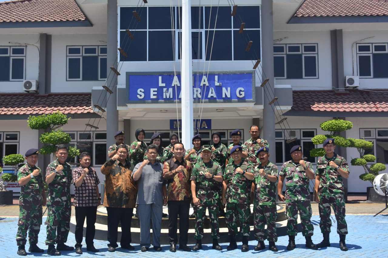 061119 Danlanal Semarang Sambut Kunjungan Ketua DPRD -3