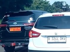 Pengemudi Fortuner Mengaku Empat Kali Pakai Pelat Palsu