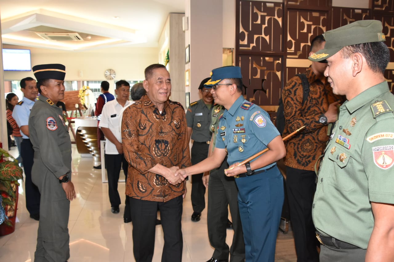 120619 Danlanal Yogyakarta Turut Sambut Kunker Menhan RI Di Yogyakarta -1