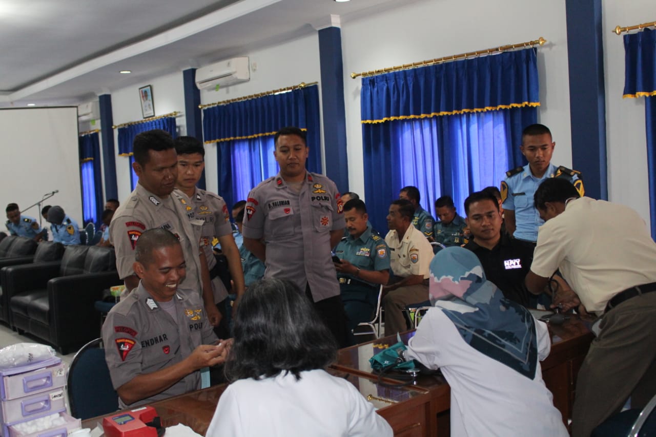 170919 Prajurit Lanal Yogyakarta Sumbangkan Darah Peringati HUT -3