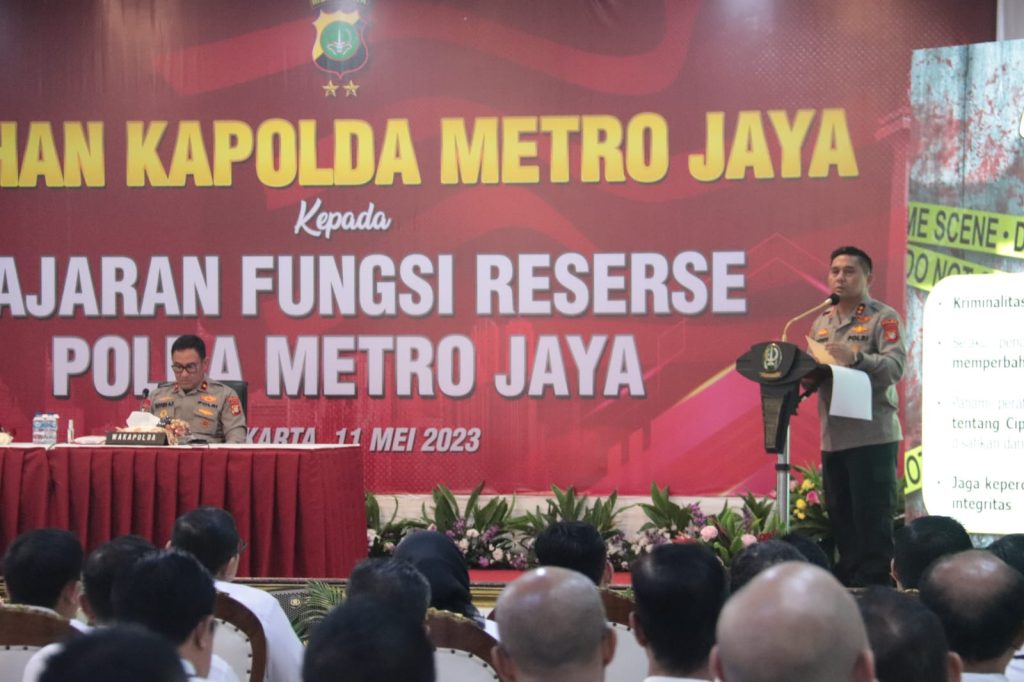 Arahan Kapolda Metro Kepada Personel Fungsi Reserse