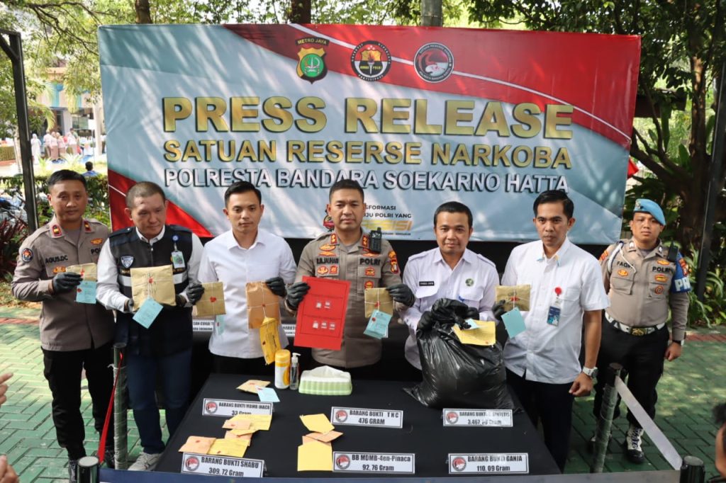 Polresta Bandara Soekarno Hatta Ungkap Kasus Narkoba