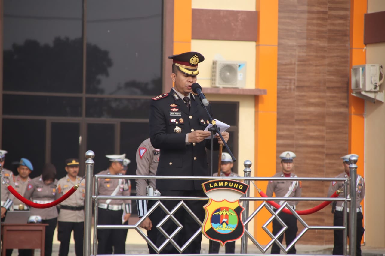 Polres Pringsewu Gelar Upacara Peringatan Hari Kebangkitan Nasional Ke-115