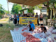 Jum’at Curhat, Polresta Mojokerto Ajak Masyarakat Jaga Kamtibmas Pelaksanaan Lebaran Idul Adha