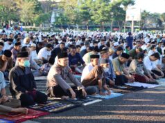 Kapolres Salatiga Pimpin Pengamanan Sholat Idul Adha