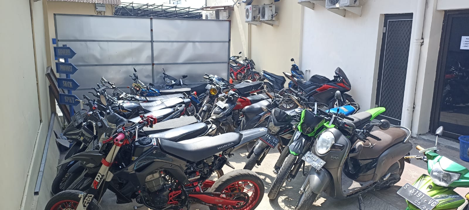 Tindak Tegas Pengguna Knalpot Brong, Polisi Amankan Puluhan Kendaraan Tak Sesuai Standart