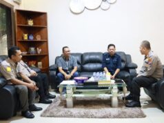 Kolaborasi Cegah Karhutla, Kapolres Sambut Kedatangan Perhutani KPH Mojokerto