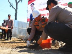 Polres Magetan Terima Kado Pembangunan Mapolsek Panekan di Hari Bhayangkara Ke 77