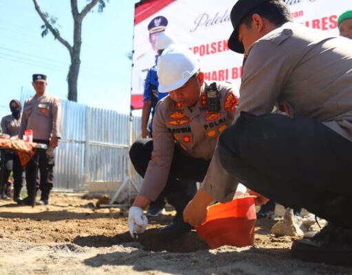 Polres Magetan Terima Kado Pembangunan Mapolsek Panekan di Hari Bhayangkara Ke 77