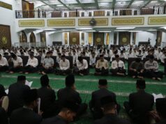 Peringati HUT Bhayangkara ke-77 Polda Jatim Gelar Sholawat dan Do’a Bersama