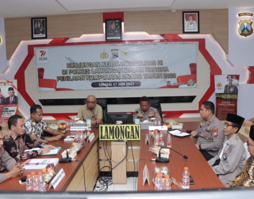 Polres Lamongan Masuk Nominasi Penilaian Kompolnas Award Tahun 2023