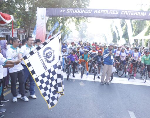 Hari Bhayangkara ke -77 Polres Situbondo Promosikan Wisata Daerah Gelar Event Kapolres Criterium Race 2023