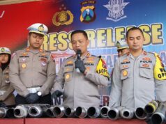 Harkamtibmas Polres Tuban Amankan Ratusan Motor Tidak Sesuai Standart