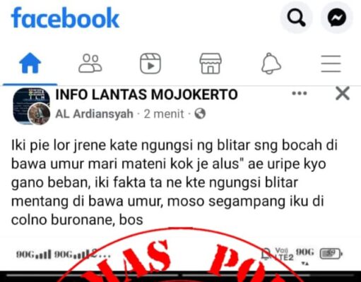 HOAX !!! Pelaku Pembunuhan Dibebaskan Polresta Mojokerto