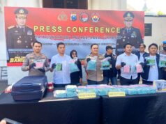 Polrestabes Surabaya Ungkap Peredaran Narkoba, Tersangka Pengedar Sabu 28 Kg dan Ribuan Ekstasi Berhasil Diamankan