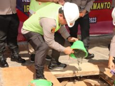 Kapolda Jatim Letakkan Batu Pertama Pembangunan Mako dan Gedung SPKT Polres Sumenep