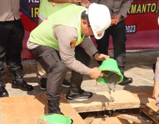 Kapolda Jatim Letakkan Batu Pertama Pembangunan Mako dan Gedung SPKT Polres Sumenep