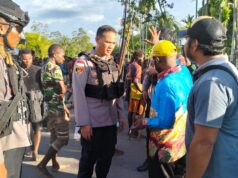 Polres Nabire Tangani Pertikaian Antar Suku di Nabire