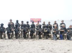 Dansat Brimob Polda Metro Jaya Pimpin Upacara Penutupan Latihan Peningkatan Kemampuan