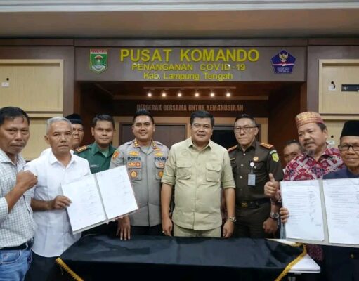 Kisruh Masyarakat 6 Kampung Kecamatan Pubian Dengan PT GAJ Berujung Damai