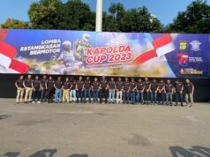 Sambut HUT Bhayangkara ke-77, Polda Metro Jaya Gelar Lomba Ketangkasan Bermotor