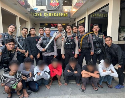 Hendak Tawuran Akhir Pekan digagalkan Tim Patroli Perintis Presisi Polrestro Jakbar Barat, 7 Remaja Berikut Sajam Diamankan