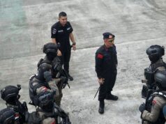 Dansat Brimob Polda Metro Jaya Pantau Latihan Mobilitas Udara