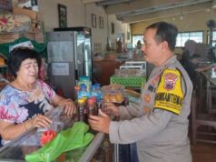 Bhabinkamtibmas Polsek Gajahmungkur Sambangi Pura Agung Girinatha Kota Semarang