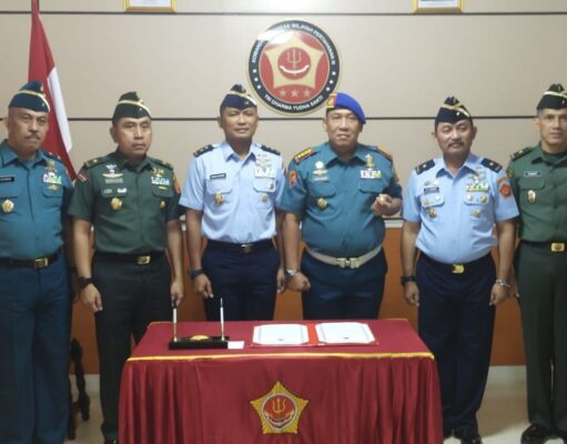 Kaskogabwilhan III Pimpin Acara Penyerahan Jabatan Danpom Kogabwilhan III