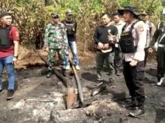 Ratusan Tambang Minyak Ilegal di Musi Banyuasin ditutup Polisi dan Aparat Gabungan