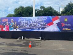 Polda Metro Memeriahkan HUT Bhayangkara ke-77 Lomba Peraturan Berbaris Kapolda Cup