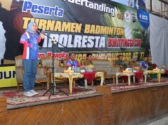 Hari Bhayangkara ke 77, Kapolresta Bukittinggi Adakan Turnamen Badminton