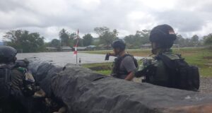 Satgas Kopasgat di Bandara Kenyam ditembaki KKB