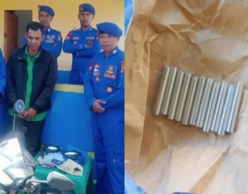 Pria Bawa 11 Batang Bahan Bom di NTT ditangkap Polisi