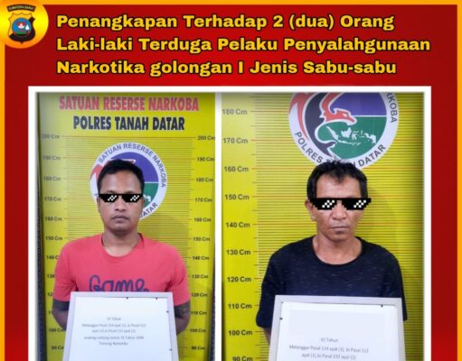 Diduga Memiliki Sabu-sabu, 2 Orang Laki-laki Diamankan Tim Tarantula di Kecamatan Sungai Tarab