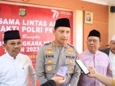 Menyambut Hari Bhayangkara ke- 77 Polres Metro Tangerang Kota Gelar Doa Bersama Lintas Agama