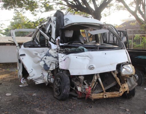 Tabrakan Maut di Pringsewu, Dua Meninggal Dunia, Tujuh Luka Luka