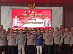 Polresta Mojokerto Kolaborasi dengan Bawaslu dan KPU Sosialisasi Hukum Pemilu 2024