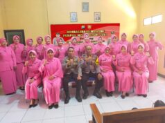 Polresta Mojokerto Sosialisasikan Perpol Nomor 10 Tahun 2017 kepada Bhayangkari