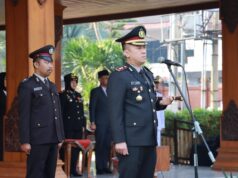 Upacara HUT Bhayangkara ke-77, Kapolresta Mojokerto Ucapkan Rasa Syukur yang Besar