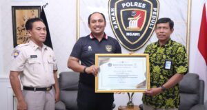Polres Ngawi Raih Penghargaan dari KPPN Madiun