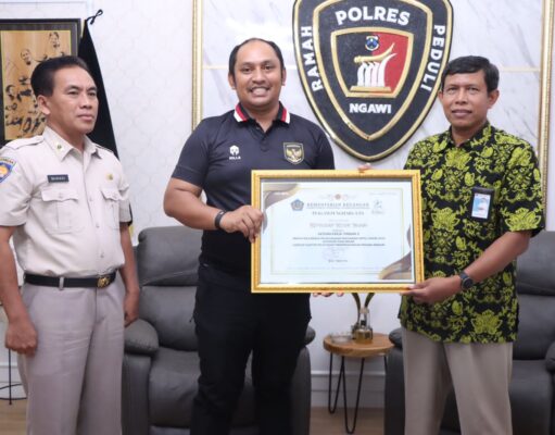 Polres Ngawi Raih Penghargaan dari KPPN Madiun