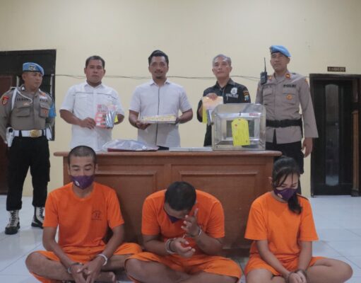 Polres Kediri Kota Ungkap Peredaran Narkoba Dengan Modus Baru, 3 Orang Tersangka Diamankan