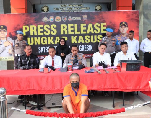 Polres Gresik Berhasil Ungkap Kasus Pencabulan Anak, Pelaku Ditangkap di NTT