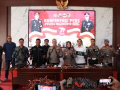 Beraksi di 42 Titik, Gercep Polresta Mojokerto Amankan Komplotan Pencuri Kabel