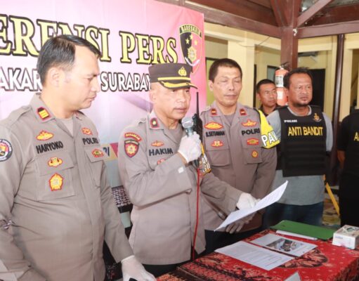 Polisi Berhasil Amankan Tiga Tersangka Begal Bersajam di Citraland Surabaya