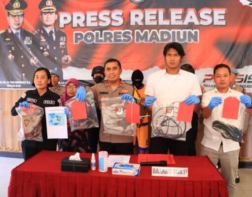 Polres Madiun Berhasil Ungkap Pembunuhan di Dalam Kost Satu Tersangka Diamankan