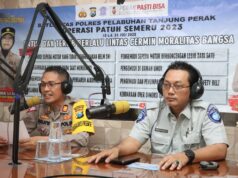 Bersama Media Polres Tanjungperak Sosialisasikan Operasi Patuh Semeru 2023 Cegah Fatalitas Lakalantas