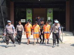 Polresta Sidoarjo Amankan Tiga Tersangka Kasus Pengeroyokan Gunakan Sajam